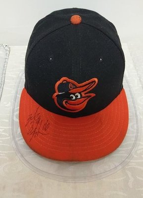 (記得小舖)MLB 巴爾的摩金鶯 陳偉殷 2015年實戰親筆簽名球帽 台灣現貨