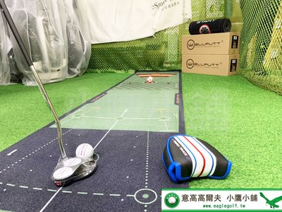 [小鷹小舖] Wellputt Golf Mat 13FT 4M 高爾夫 推桿練習墊 提高推桿技巧 瞄準和速度控制