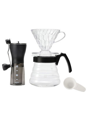 咖啡機HARIO日本分享壺V60滴濾式濾杯手沖咖啡壺手搖磨豆機咖啡器具套裝