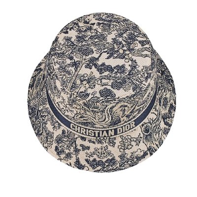 CHRISTIA DIOR Oblique Animal 藍色漁夫帽 歐洲代購 義大利正品代購 台北實體店安心購