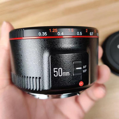 相機鏡頭永諾 50mm F1.8小痰盂適用佳能EF口尼康口單反人像二手定焦鏡頭