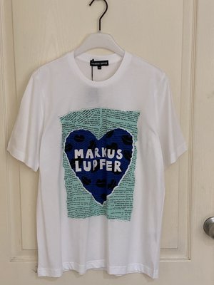 全新 MARKUS LUPFER Alex Heart Lip T-Shirt XS號 現貨一件