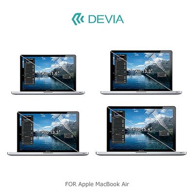--庫米--DEVIA Apple MacBook Air 11 / 12 / Air 13 吋 螢幕保護貼 靜電吸附
