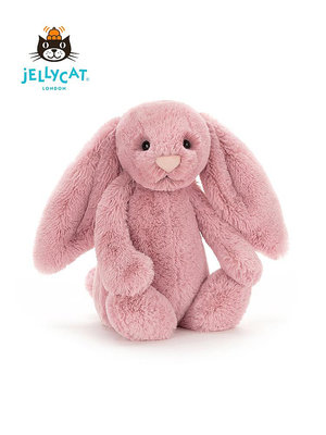 害羞粉色郁金香邦尼兔公仔毛絨玩具安撫玩偶睡覺抱枕天秤百貨