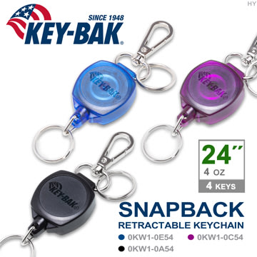 【IUHT】KEY BAK SNAPBACK系列 24”伸縮鑰匙圈 #0KW1