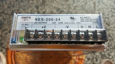 [多元化清倉品]明緯電源供應器NES-200-24 8.3a