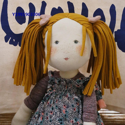 法國moulinroty茉蘭若緹花朵女孩系列兒童玩偶毛絨玩具公仔