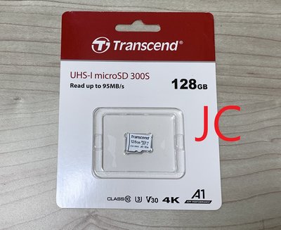 (含稅附發票可開統編) JC 台灣原廠正貨 128G記憶卡 創見Transcend 128G UHS-I microSD