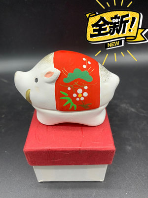 日本香盒 生肖香盒擺飾置物 陶香盒 香豆 香粒