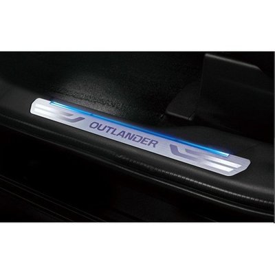 威德汽車精品 2014 NEW OUTLANDER 專用 LED 內門檻 踏板 含室內照地燈 藍光
