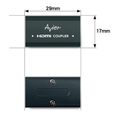 💓好市多代購💓 Avier 4K HDMI CABLE 2公尺*2條+鋅合金HDMI延長轉接頭行動組 AVCH001