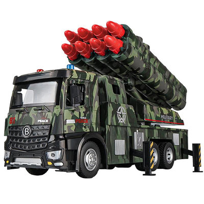 玩具 超大號導彈車發射車火箭炮模型軍事大炮仿真合金坦克男孩