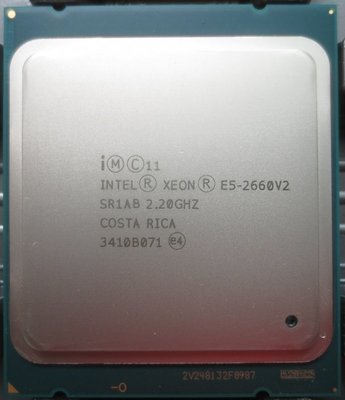 【含稅】Intel Xeon E5-2660 V2 2.2G 10C20T 2011 庫存正式散片CPU 一年保