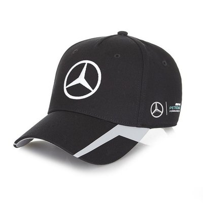 【熱賣精選】M.Benz梅賽德斯賓士賽車帽子F1車隊棒球帽AMG汽車迷高爾夫球帽車迷帽方程式賽車帽鴨舌帽太陽帽-LK59