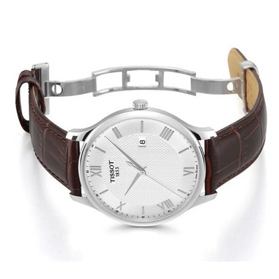 Tissot 天梭俊雅系列皮帶石英男腕錶 T0636101603800