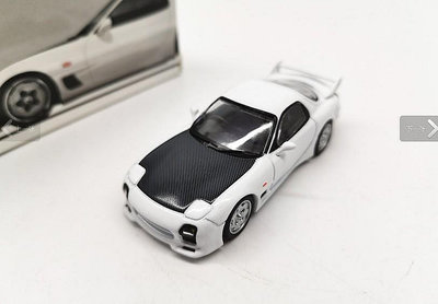 【熱賣精選】汽車模型 車模 收藏模型Tarmac Works 1/64 馬自達 RX7 FD3S ASpec 合金汽車模型