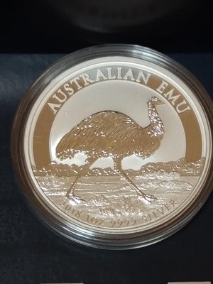 2018 Australia 1 oz Silver $1 EMU BU coin (全新未使用)