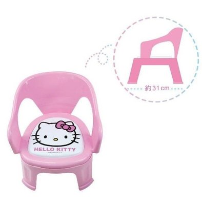 ♥小花花日本精品♥Hello Kitty 洗澡椅 矮凳 小椅子 塑膠椅 兒童椅 大臉圖樣 紅色 粉色 ~7