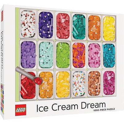 樂高夢想冰淇淋1000片進口原裝拼圖 創意成人玩具原版進口 LEGO Ice Cream Dreams 1000 Piece Puzzle