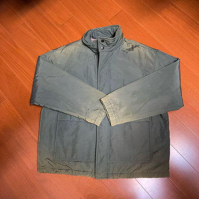 (Size 美版L) 絕版萬寶路 Marlboro Classic 復古墨綠色防水鋪棉外套 (3208)