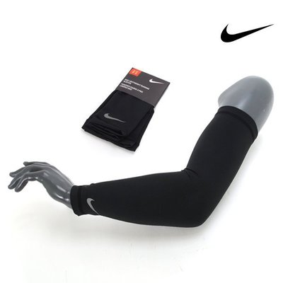 【鞋印良品】NIKE 袖套 運動臂套 NRSD4011 籃球 健身 自行車 訓練 防護 黑色 快速排汗 一雙入