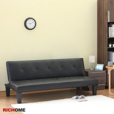 RICHOME 超值時尚沙發床(165CM)-2色 雙人沙發 沙發床 超值 套房 民宿 宿舍