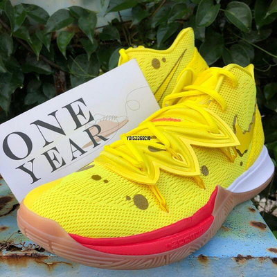 詩琪運動戶外ONE YEAR_ Spongebob  Nike Kyrie 5 Patrick 聯名 海綿寶寶 CJ6950-700潮鞋