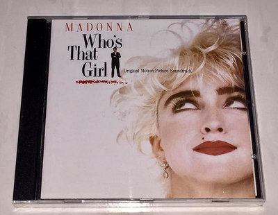 全新未拆封 瑪丹娜 Madonna 1987 那女孩是誰 Who's That Girl 華納音樂 台灣進口版專輯 CD 附標貼