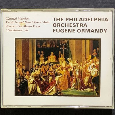 Classical Marches 古典進行曲（威爾第/華格納/艾爾加..）Ormandy奧曼第/指揮費城管弦樂團 2CD舊版1985年日本版無ifpi