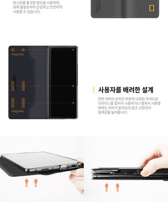 KINGCASE (現貨) 韓國國家地理 Galaxy Z Fold2 翻蓋掀蓋錢包式皮套 保護套皮套