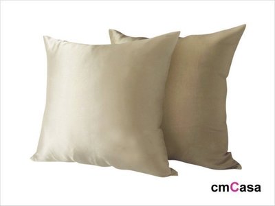 = cmCasa = [4528]新古典視覺設計 梅莎金屬紅絲滑緞面抱枕套60x60 新發行