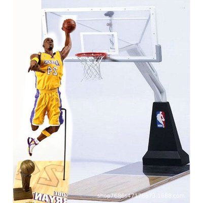 熱銷-麥克法蘭 NBA籃球明星 科比 喬丹 詹姆斯 公仔手辦籃球架模型禮物