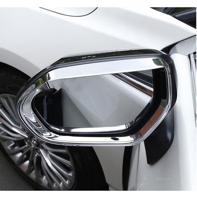熱銷 適用於豐田Toyota後視鏡雨眉 2020款 5代 RAV4  遮雨擋 外飾 碳纖維 ABS電鍍 改裝專用後照鏡雨擋 可開發票