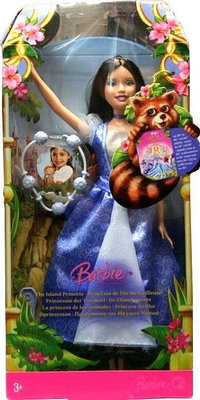 Ken &amp; Barbie #L1148 _ 動畫系列芭比娃娃 _ 2007 芭比之森林公主：藍衣女僕