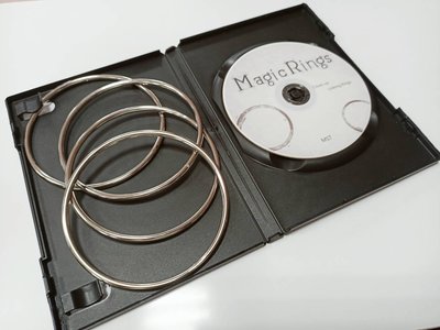 【天天魔法】【S1241】正宗原廠~四連環(魔術環)~MAGIC RINGS CLOSE-UP TRICK DVD