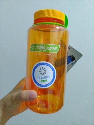 NALGENE EVERYDAY 1000 ML 寬嘴水壺 TRITAN BOTTLE BPA-FREE 柑橘