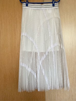 KAO MEIFEN高美芬/設計師專櫃/白色蕾絲裙