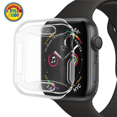森尼3C-蘋果7代保護套Apple Watch SE 6 5代蘋果手錶全包保護殼 半包TPU軟殼 iwatch 41mm 45mm-品質保證