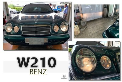 》傑暘國際車身部品《全新 BENZ W210 95-98 99-02 年 E220 E240 E280 晶鑽 魚眼 大燈
