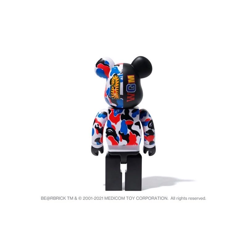 BAPE STORE LONDON SHARK BE@RBRICK 100% & 400% SET 英國限定熊公仔