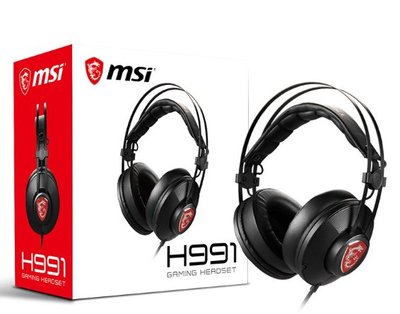 @電子街3C特賣會@全新 微星 MSI H991 GAMING HEADSET 電競耳機 有線耳機