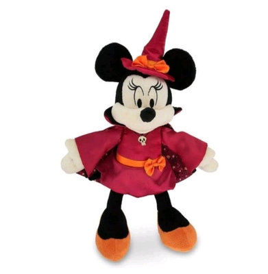 全新 上海迪士尼樂園 2018年 萬聖節米妮玩偶 米老鼠巫婆娃娃 minnie mouse米妮巫師擺飾人偶 disney米妮公仔 Halloween米妮洋娃娃