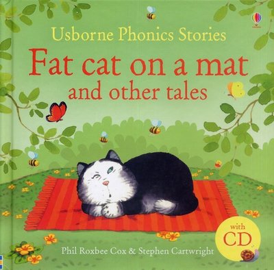 ＊小貝比的家＊Fat Cat on a Mat and Other Tales 1 精裝+CD/3~6歲/自然發音