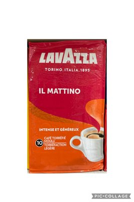 4/23前 即期出清 義大利 LAVAZZA 濾泡式咖啡粉IL Mattino 250g/包 到期日2024/4/30 晨間淡味濾泡式咖啡粉