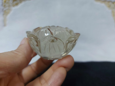 『玲玲水晶藝品』黃水晶蓮花 138.5公克 晶體清透  很美 優惠價！！