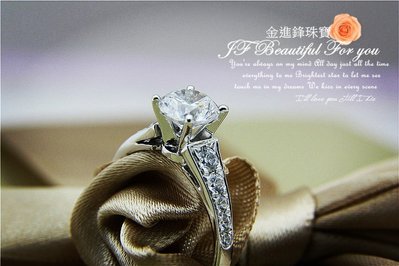 1克拉 結婚手工鑽戒 客製鑽石戒指 鑽石 裸鑽 鑽石結婚對戒 鑽戒 GIA 一克拉 JF金進鋒珠寶SA10534
