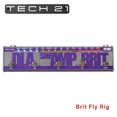 Tech21 BRIT FLY RIG 英式搖滾電吉他綜合效果器/原廠公司貨