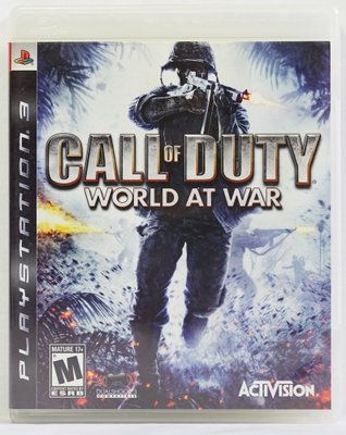 PS3 美版 決勝時刻 戰爭世界 CALL OF DUTY WORLD AT WAR