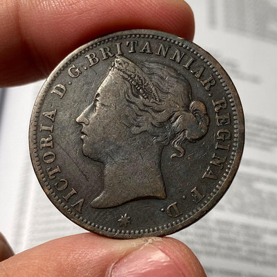 二手 英屬澤西島1888年112先令大銅幣 維多利亞 年份不錯 錢幣 銀幣 硬幣【奇摩錢幣】2138