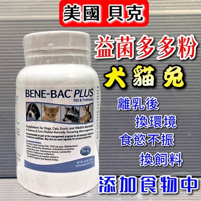 🌟寵物隊長🌟PetAg Formula V 《 益菌多多粉 128g/罐》美國貝克 寵物 狗 犬 貓 通用 益生菌